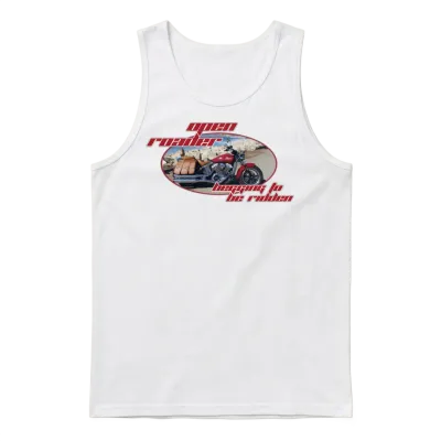 Begging to Be Ridden Unisex Tank Top - White