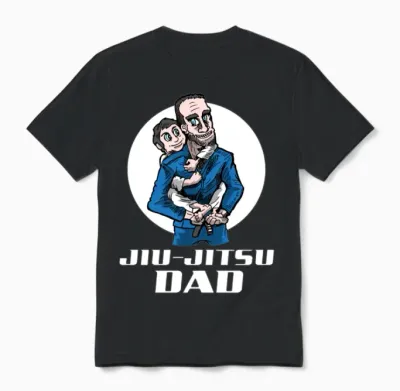 Jiu Jitsu and Bjj Dad Unisex T-Shirt - Black