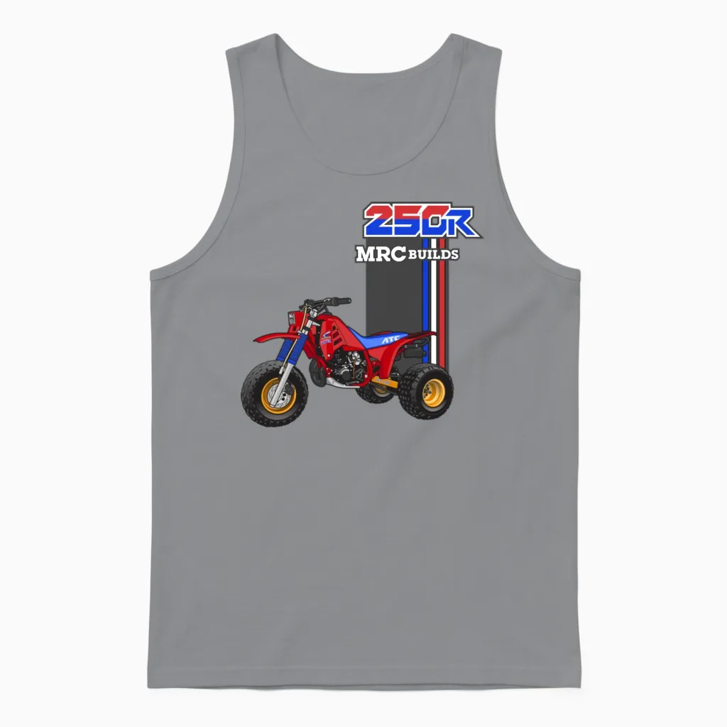 Atc 250r 3 Wheeler Mrc Builds Unisex Tank Top in Sport Grey