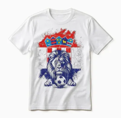 Kroatien Tshirt Balkan Herren Kroate Zagreb Hrvatska Unisex T-Shirt - White