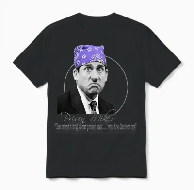 Comedy Tv Mike Prison Funny! T-Shirt, Black, S Unisex T-Shirt - Black