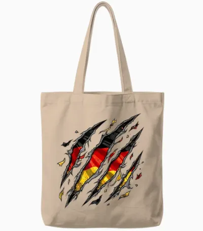 Deutschland Design Mit Der Deutschen Flagge Germany Tote Bags - Natural