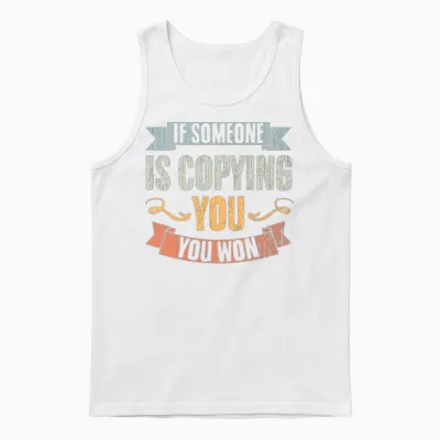 Vintage Social Media Influencing Humor an Internet Unisex Tank Top - White