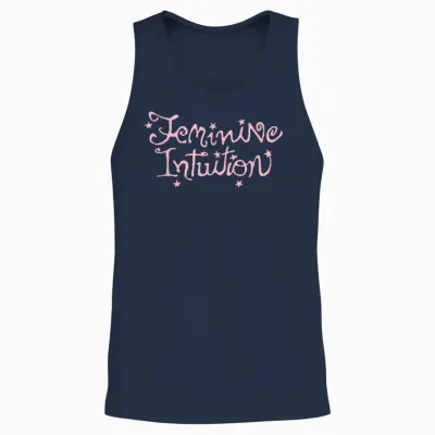 Offizielle Olivia Rodrigo Feminine Intuition Unisex Tank Top - Navy