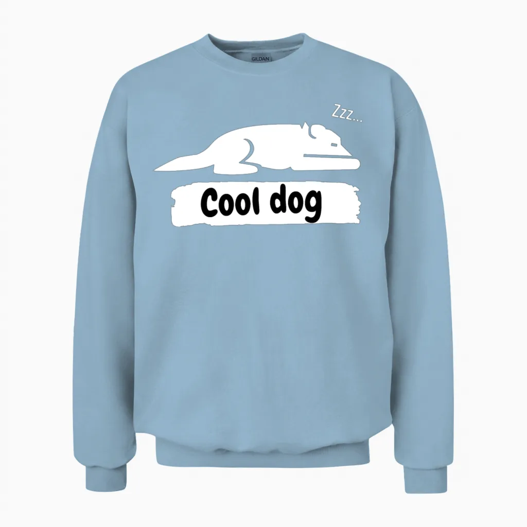 Dog Tshirts Lovers Unisex Sweatshirt in Light Blue