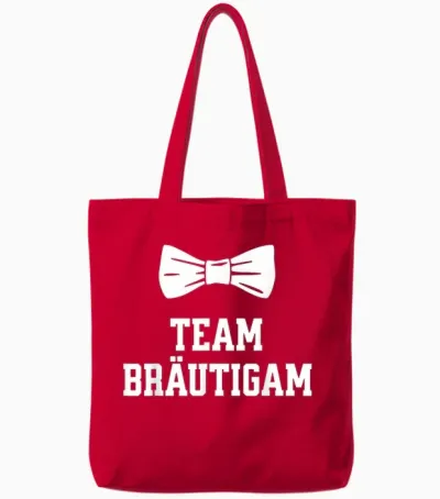 Team Bräutigam Jga T Shirt Polterabend Junggesellenabschied Tote Bags - Red