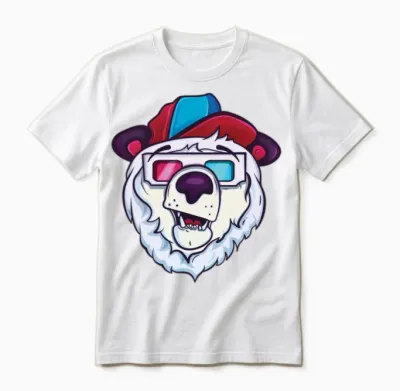 Ice Cold Polar Bear Unisex T-Shirt - White