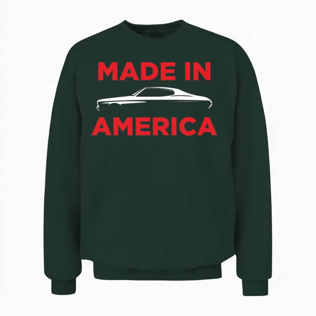 Chevelle Made in America Unisex Sweatshirt in Forest