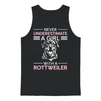 Rottweiler Dog Breed Guard Dog Bitch Unisex Tank Top - Black – 1