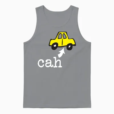 Funny Boston Accent Car Cah Humor Shirts Unisex Tank Top - Sport Grey