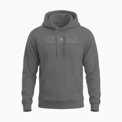 Mountain Biking Mountain Bike Cycling Unisex Hoodie - Graphite Heather