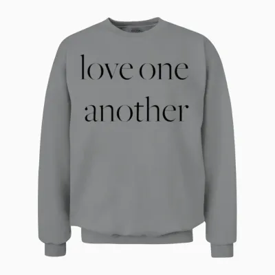 Love One Another | Best-Selling Tshirt Design Unisex Sweatshirt - Sport Grey