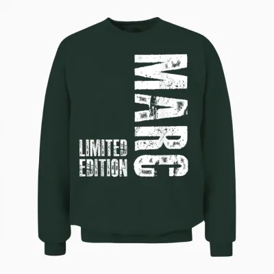 First Name Limited Edition Birthday Gift for Marc T-Shirt, Black Unisex Sweatshirt - Forest