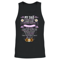 Memorial Dad Shirt, My Dad a Grieving Daughter Unisex Tank Top - Black – 2