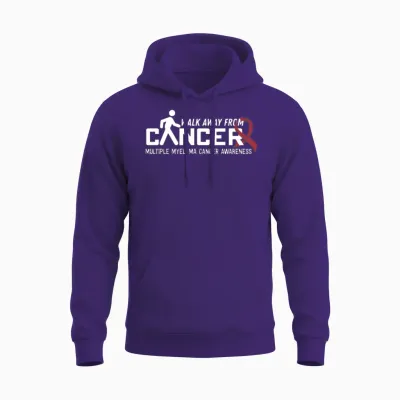 Cancer Walk- Multiple Myeloma Cancer Awareness Unisex Hoodie - Purple