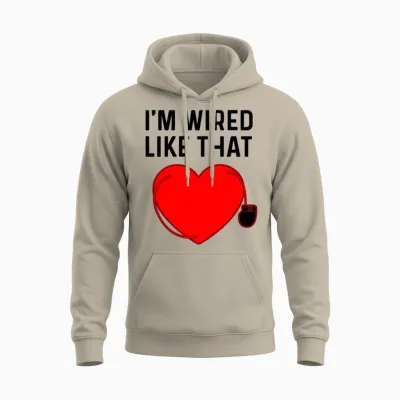 Pacemaker Icd Heart Attack Survivor Unisex Hoodie - Sand