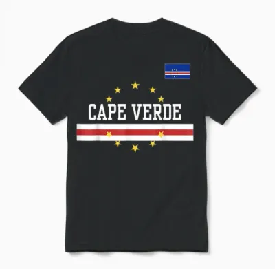 Cape Verde - Flag of Cape Verde - Classic Verdean Unisex T-Shirt - Black
