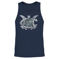 Old Mac Agriculture College Michigan Unisex Tank Top - Navy – 2