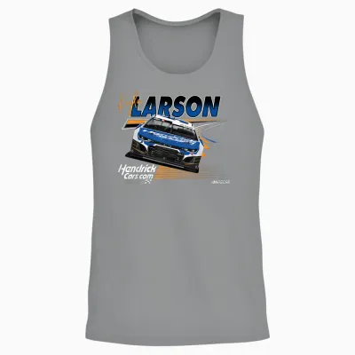 Nascar - Kyle Larson Hendrick Motorsports - Prime Race Lines Unisex Tank Top - Sport Grey