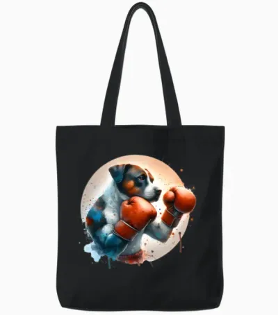 For Boxer Dog Owner Boxer Dog Lover Tote Bags - Black