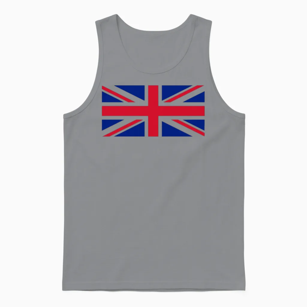 Uk Unisex Tank Top in Sport Grey