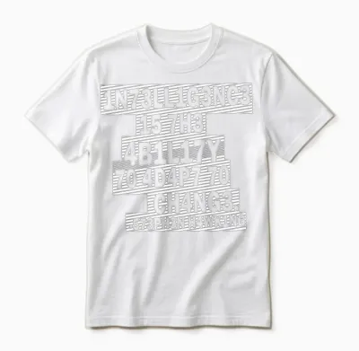 Stephen Hawking - Intelligence (white) Unisex T-Shirt - White