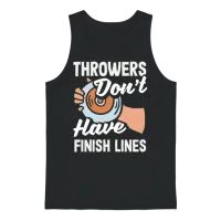 Discus Throw Discus Athlete Discus Thrower Gift Unisex Tank Top - Black – 1