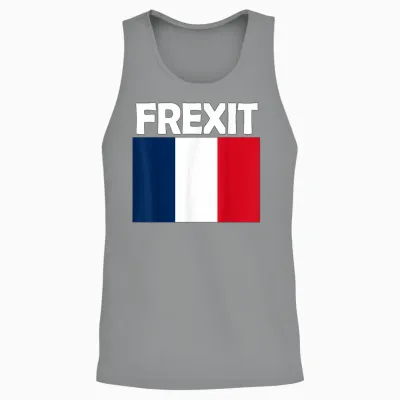 Frexit Retrait De La France De L'union Européenne Anti Eu Unisex Tank Top - Sport Grey