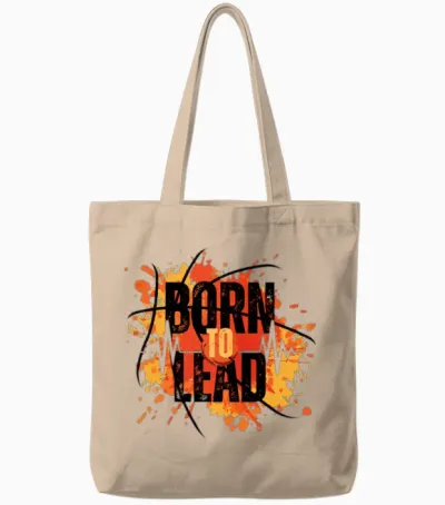 Born to Lead Tote Bags - Natural