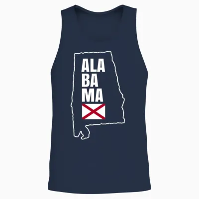 Alabama State Gift Unisex Tank Top - Navy