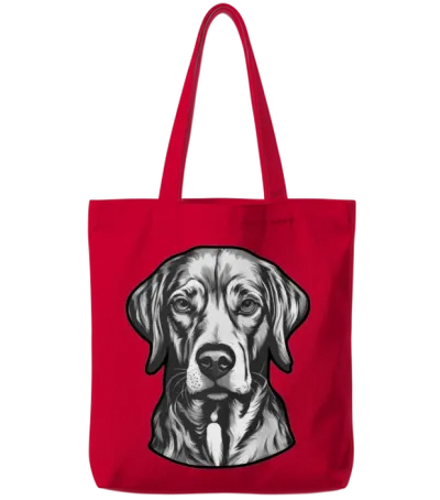 Dogs Paws Pets Dog Lover Tote Bags - Red