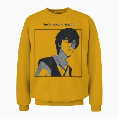 Avatar: the Last Airbender That's Rough Buddy Zuko Portrait Unisex Sweatshirt - Gold