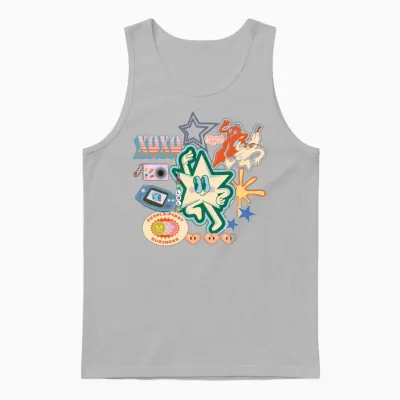 Xoxo Cute Item Unisex Tank Top - Ash