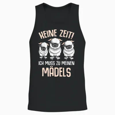Walliser Schwarznasenschaf Schafe Unisex Tank Top - Black