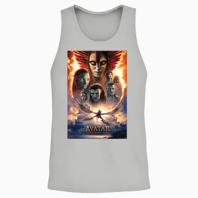 Avatar: Fire and Ash Official Movie Theatrical Unisex Tank Top - Ash