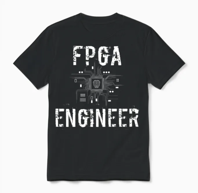 Fpga Engineer Engineers Gift Unisex T-Shirt in Black