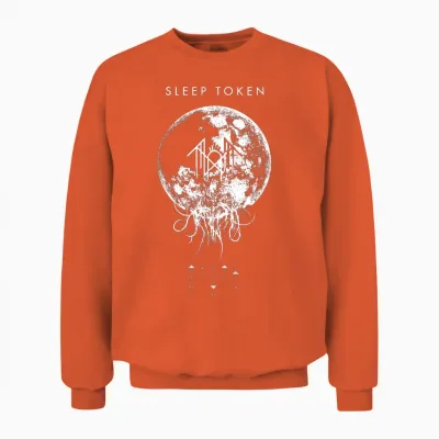 Sleep Token Cover Art Unisex Sweatshirt - Orange