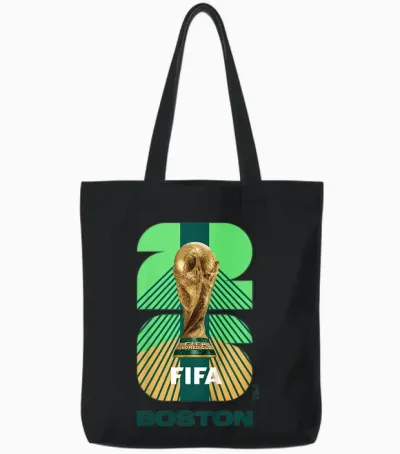 Enfant Coupe Du Monde Fifa 26 Boston Trophy Couleur Tote Bags - Black
