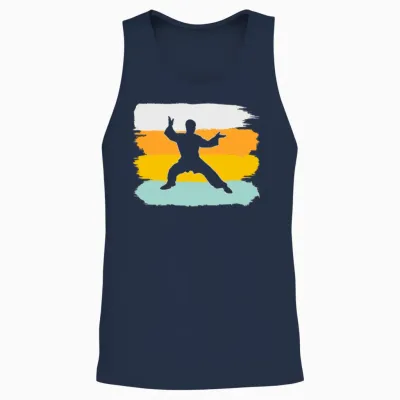 Mma Retro Unisex Tank Top - Navy