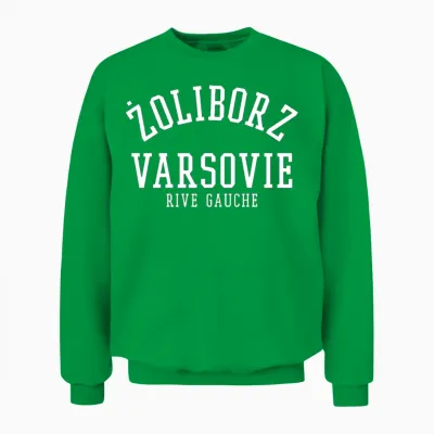 Zoliborz Warsaw Poland Unisex Sweatshirt - Irish Green