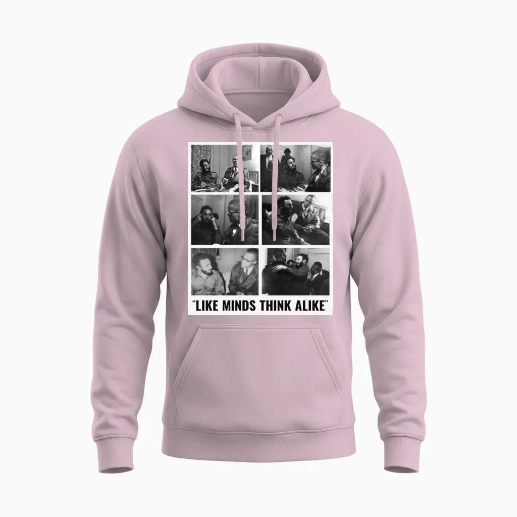 Colin Kaepernick Fidel Castro Unisex Hoodie in Light Pink