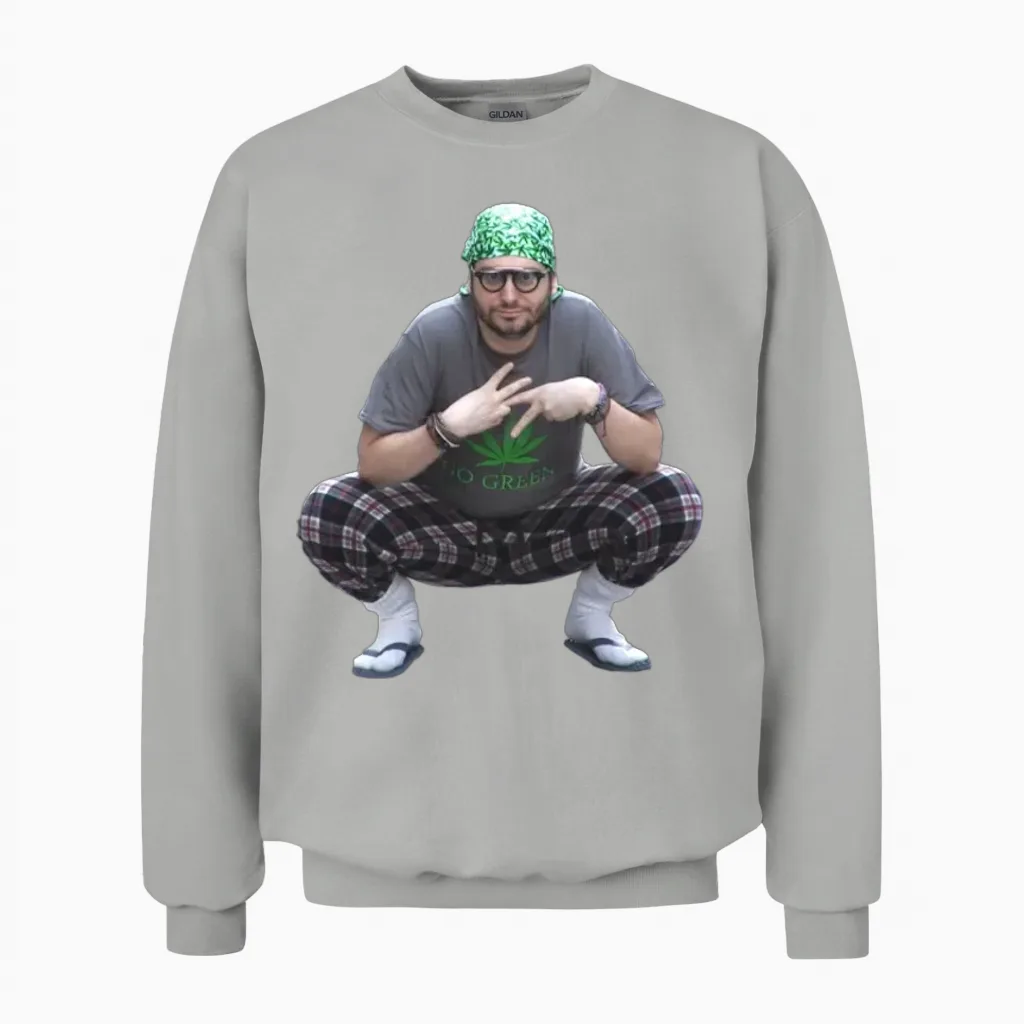 H3h3productions Ethan Vape Unisex Sweatshirt in Ash