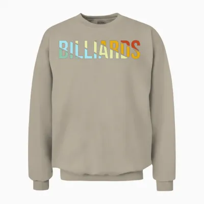 Billiards Retro Unisex Sweatshirt - Sand