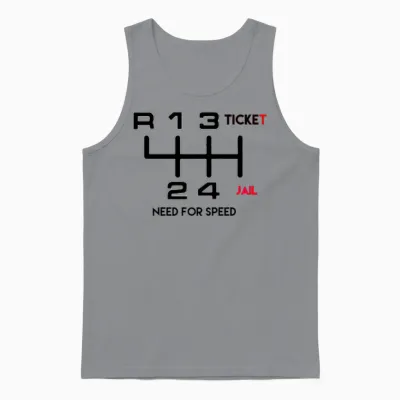 Funny Unisex Tank Top - Sport Grey