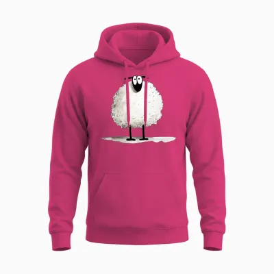Funny Sheep Unisex Hoodie - Heliconia