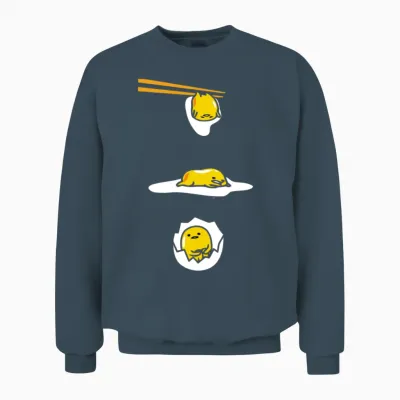 Gudetama Lazy Egg Unisex Sweatshirt - Dark Heather