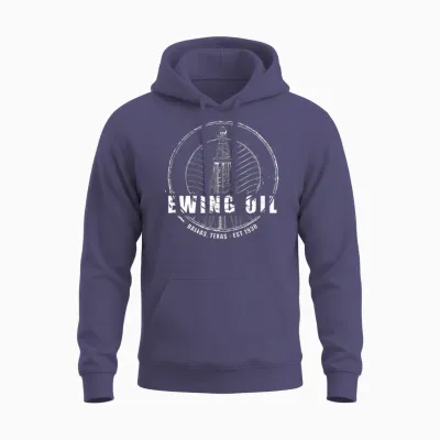 Dallas | Ewing Oil Company Classic 80er Jahre Tv Unisex Hoodie - Heather Sport Dark Navy