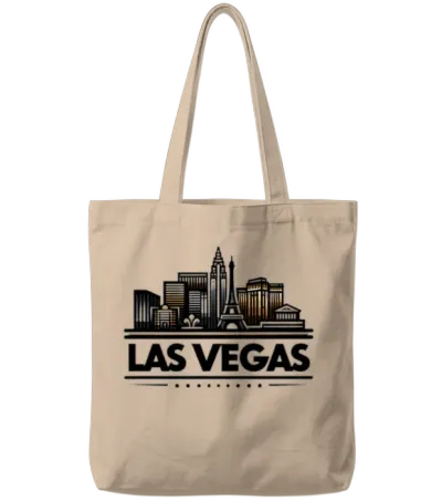 Las Vegas Tote Bags - Natural