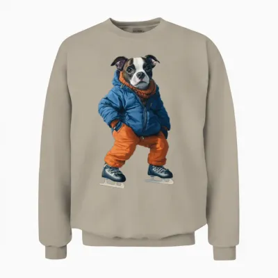 Dog Unisex Sweatshirt - Sand