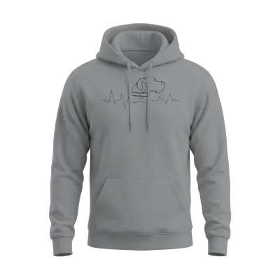Dog-Breed Great-Dane-Dog Dog-Moms Dog-Dad Unisex Hoodie - Sport Grey